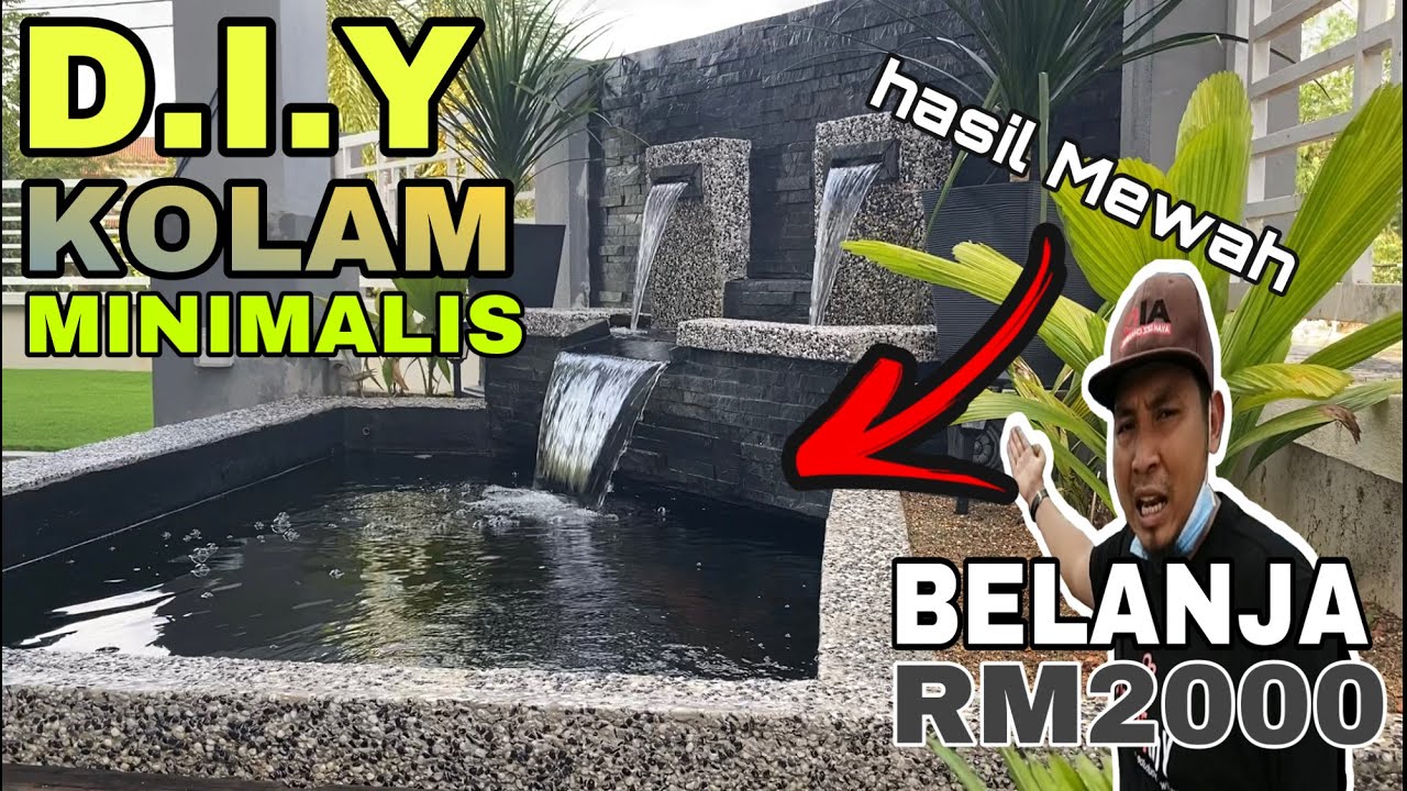 DIY [REVIEW] Kolam Minimalis Ikan Koi yang MURAH tetapi hasilnya MEWAH sekali!!