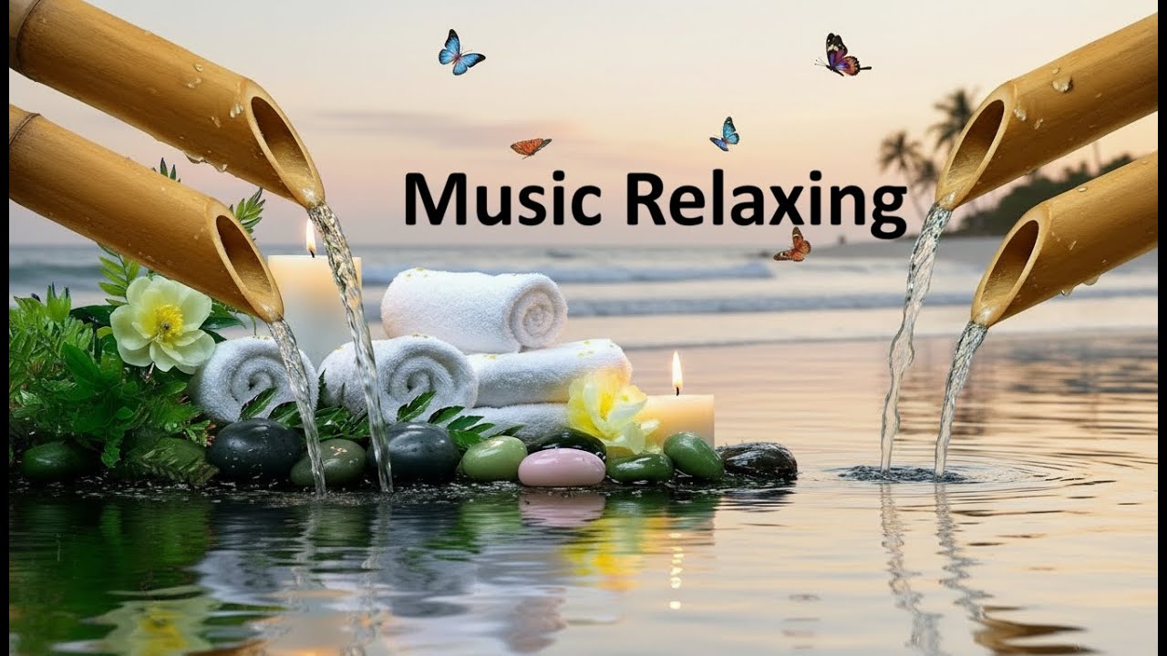 Relaxing Piano Music for Stress, Worry and Overthinking  Calming Music and Water Sounds