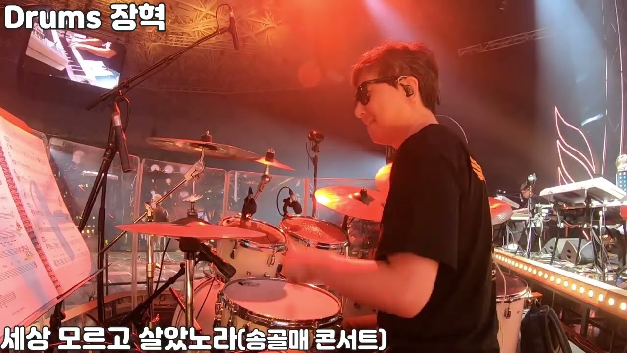 인기 드러머 장혁 - '세상 모르고 살았노라' 드럼연주(송골매 콘서트 '열망' 서울 공연)