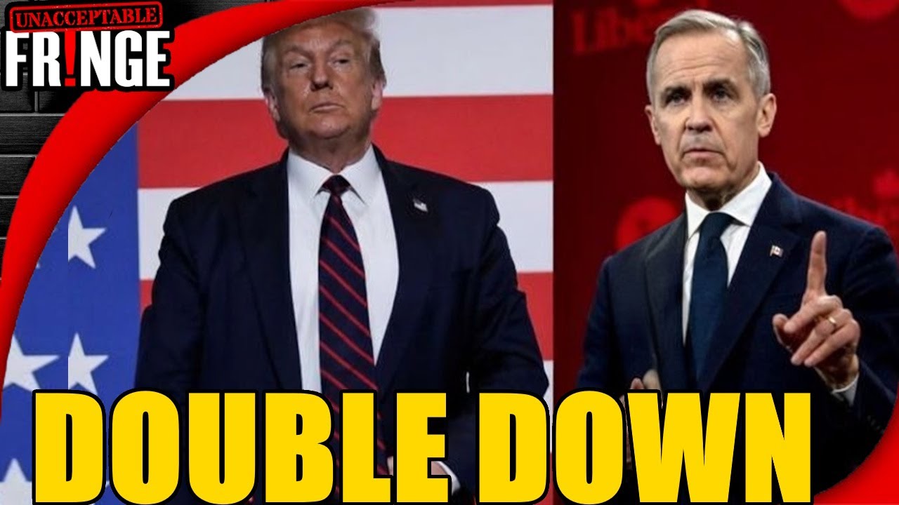 Mark Carney FLEES from PRESIDENT TRUMP