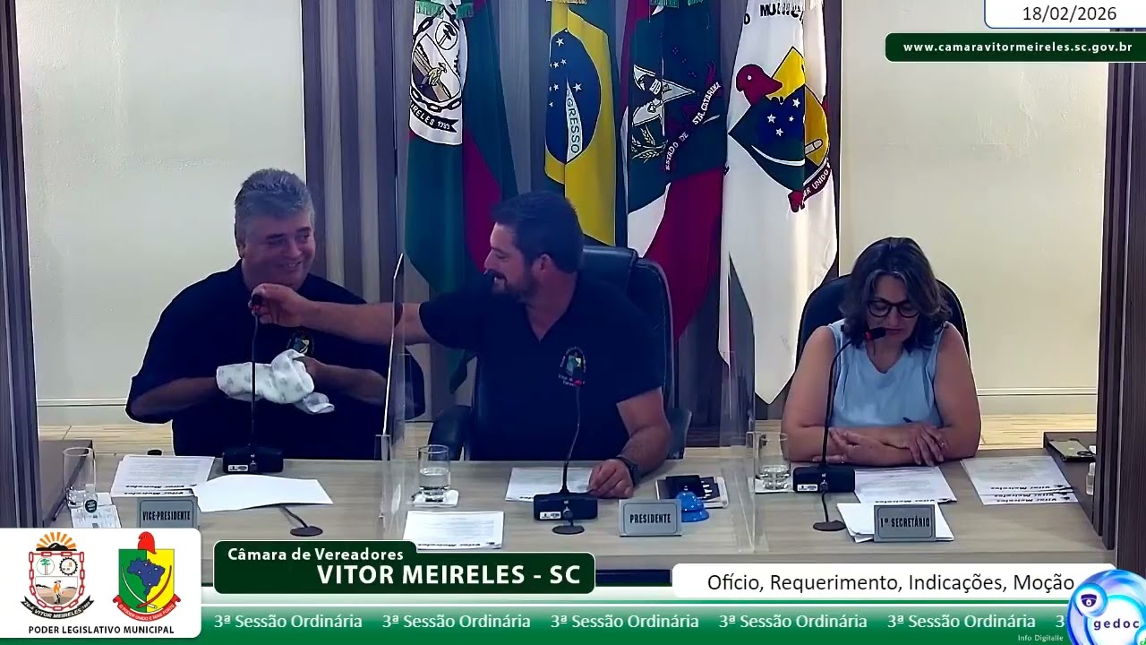 3ª Sessão Ordinária em 18 de fevereiro de 2026