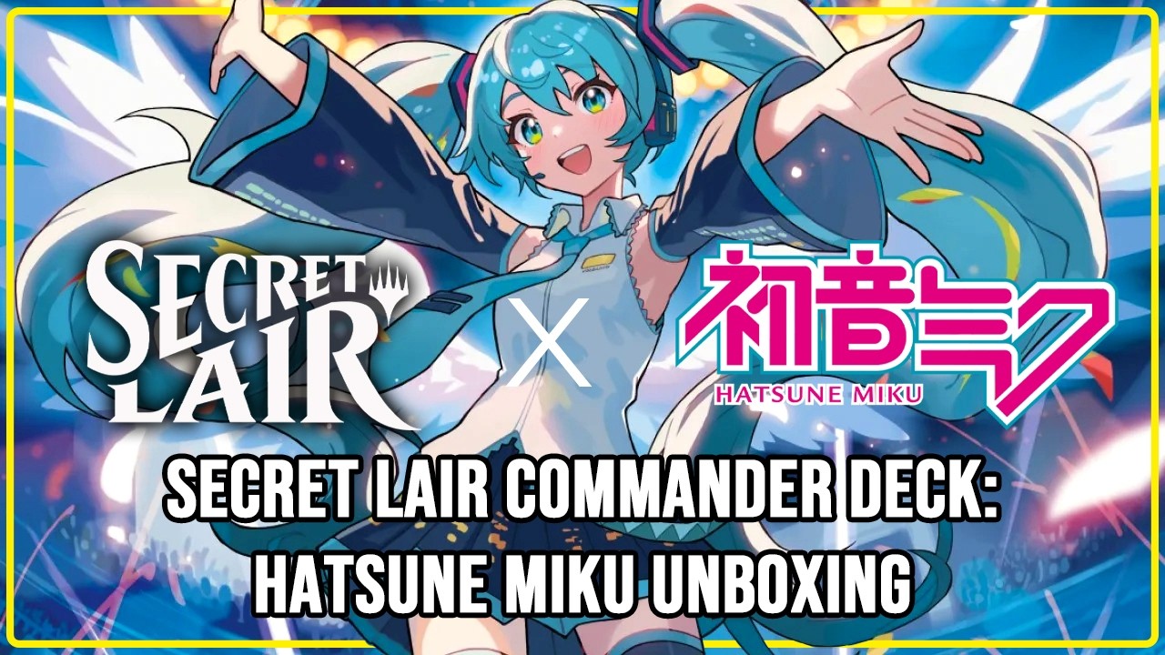 SECRET LAIR COMMANDER DECK: HATSUNE MIKU UNBOXING