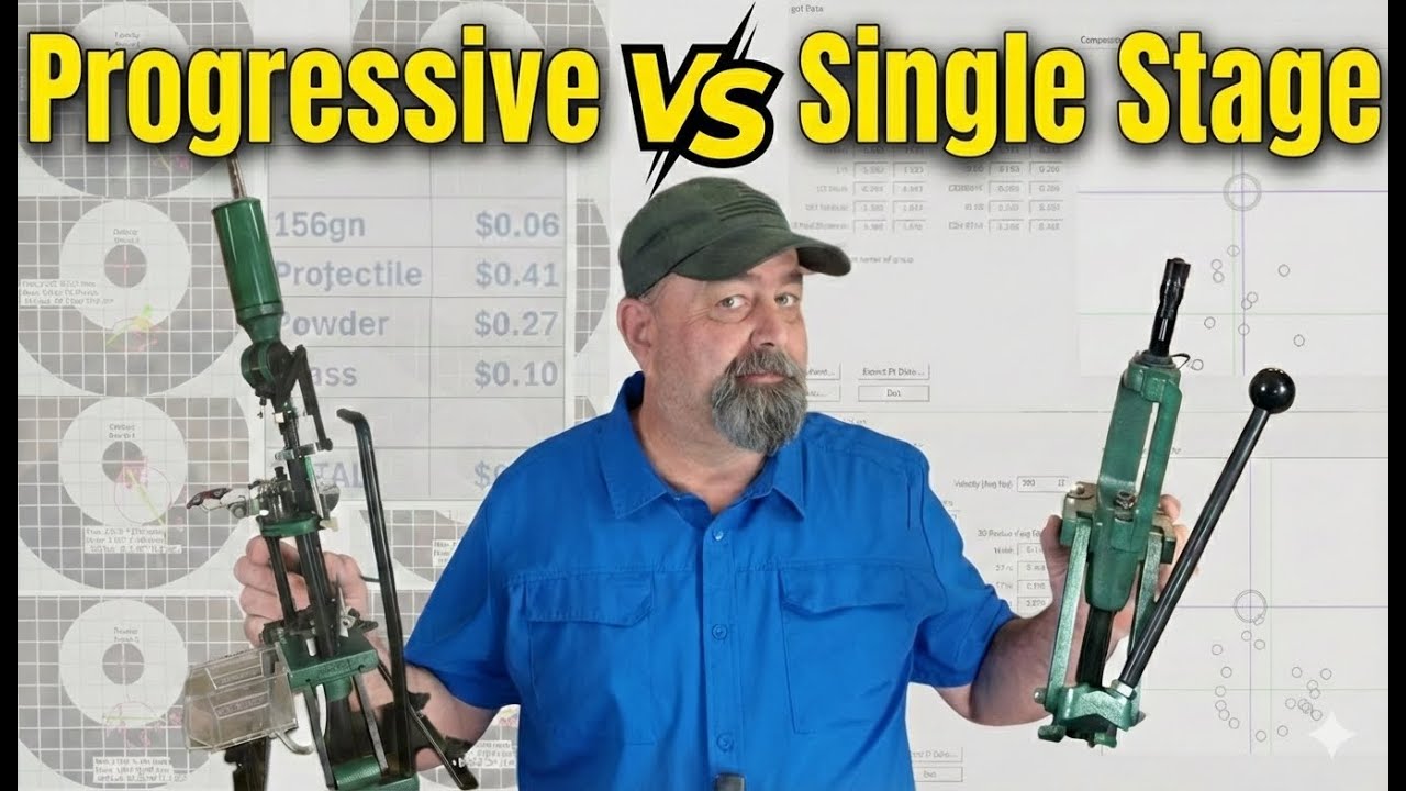 Why Chose one over the other:  Progressive vs Single Stage Reloading