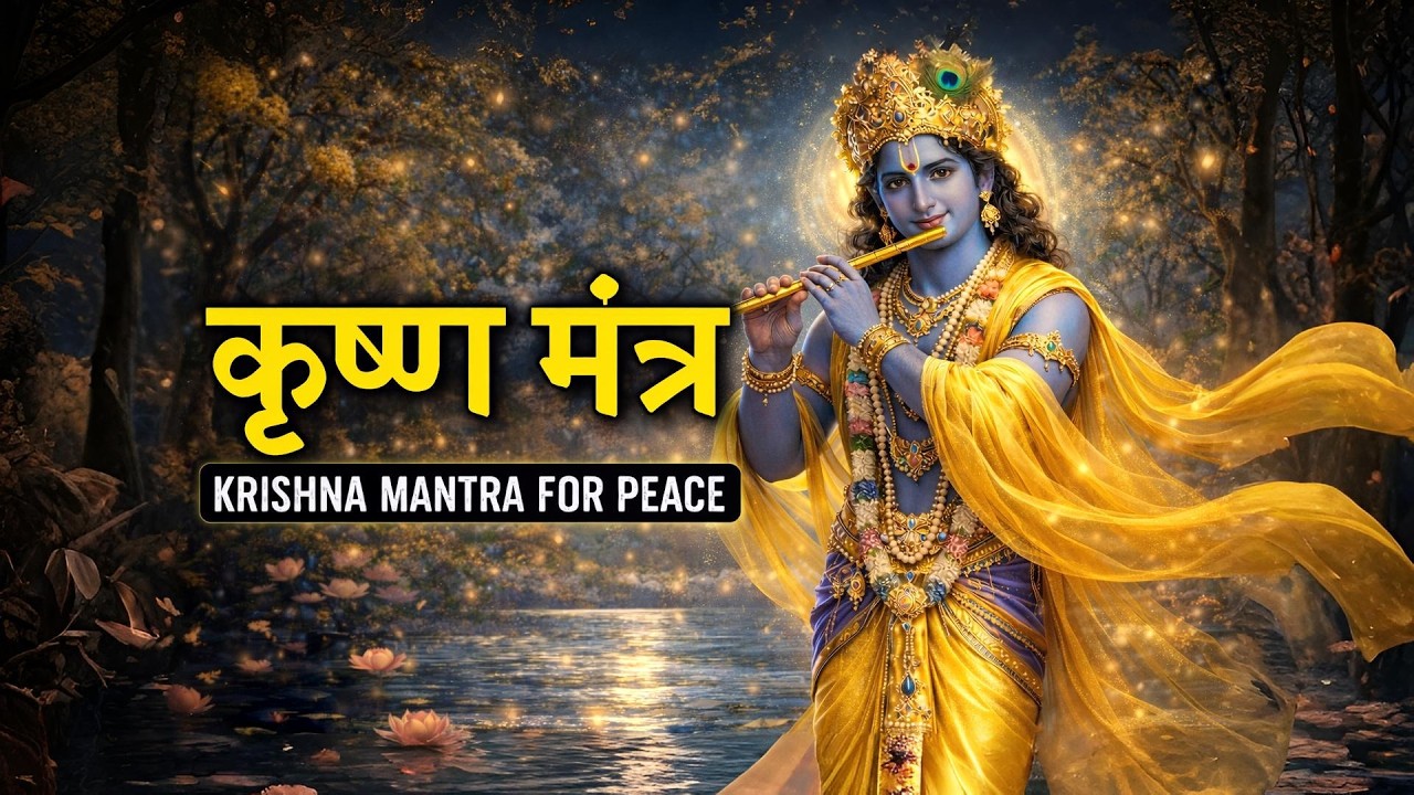 Powerful Krishna Mantra 🕉️Krishna Mantra for Peace, Protection & Blessings