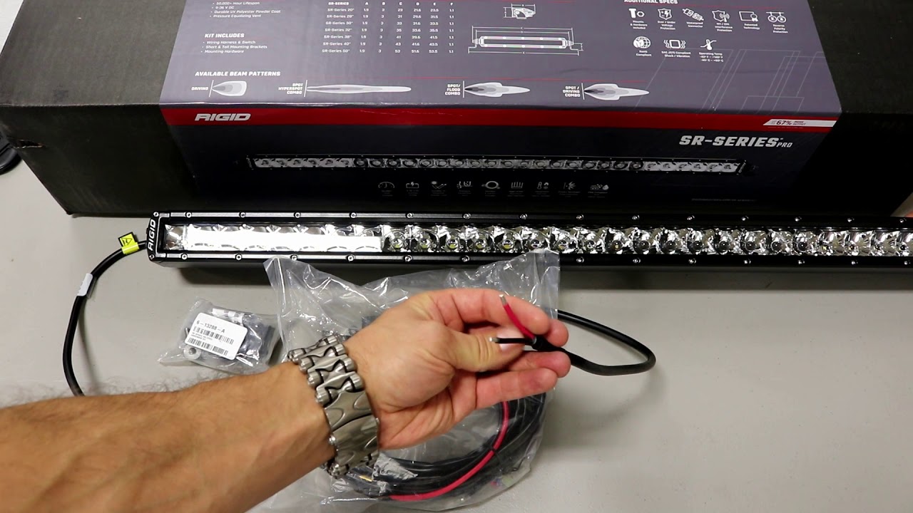Rigid Industries SR Series Pro LED Light Bar What's inside the Box? #HardRacing #RigidIndustries