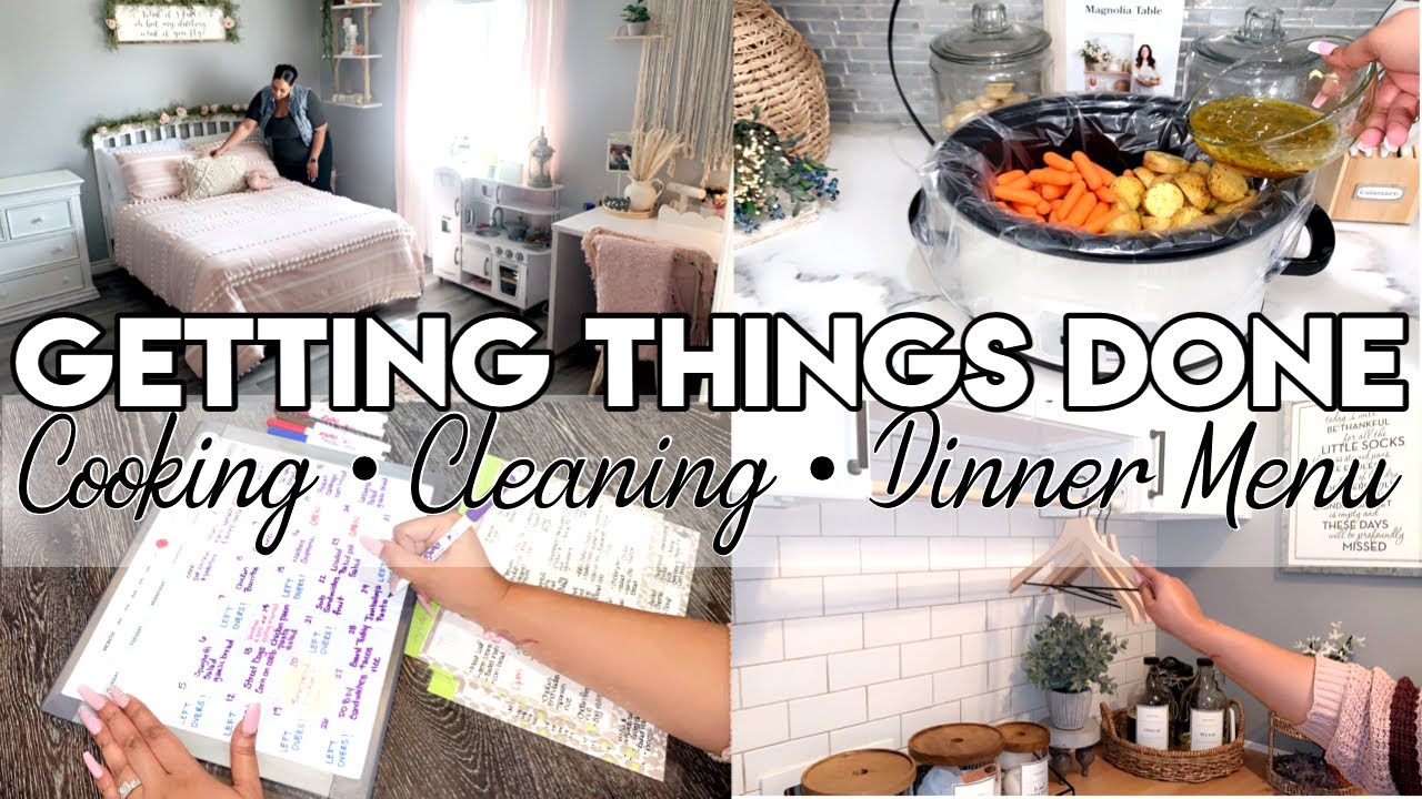 REAL LIFE CLEAN WITH ME | CLEANING MOTIVATION | CROCKPOT RECIPE + SMALL HAUL