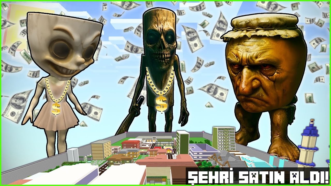 KORKUNÇ BRAİNROTLAR ŞEHRİ SATIN ALDI! 🤑 - Minecraft ZENGİN FAKİR HAYATI