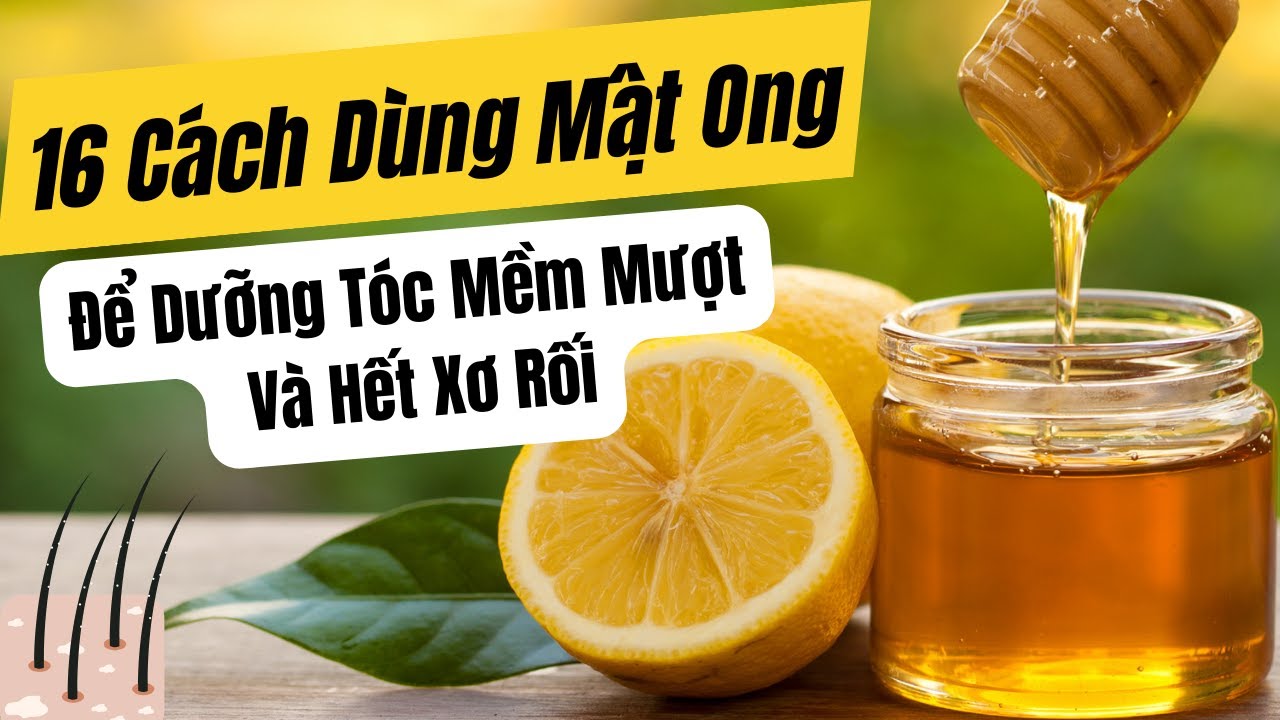 16 C&aacute;ch Dưỡng T&oacute;c Từ Mật Ong, Gi&uacute;p T&oacute;c Mềm Mượt V&agrave; Hết Xơ Rối