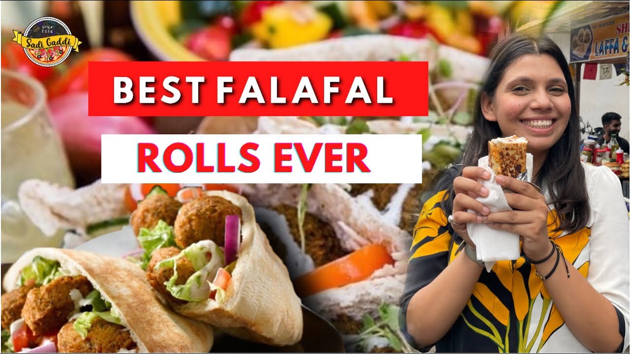Laffa & Falafel In Pushkar |Indian Street Food | Food In Pushkar | Best Falafal Rolls |Pushkar Laffa