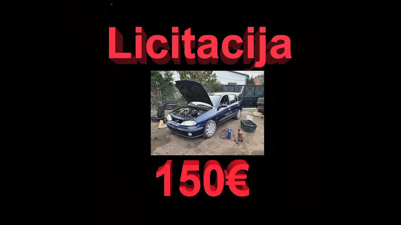 Licitacija kod Kidonija 1.9 DCI 150€