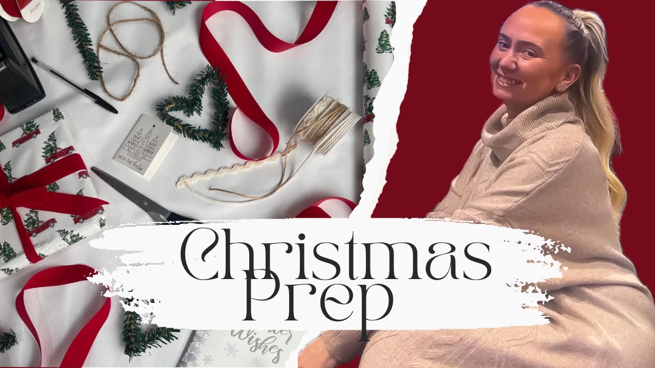 CHRISTMAS PREP - Hot chocolate station & lets get wrapping these gifts #christmas #wrapping