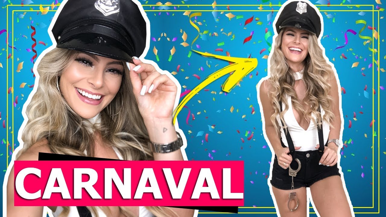FANTASIA IMPROVISADA PARA O CARNAVAL - POLICIAL