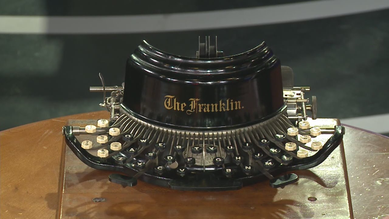 A look into an extensive typewriter collection