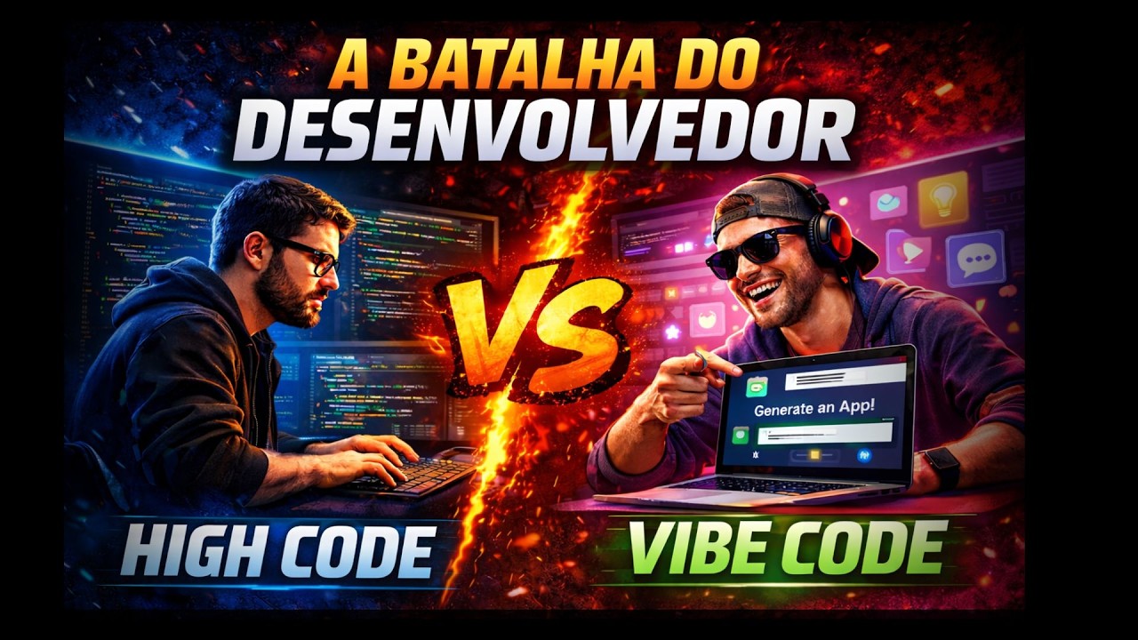 High Code vs Vibe Code - A Batalha do Desenvolvedor