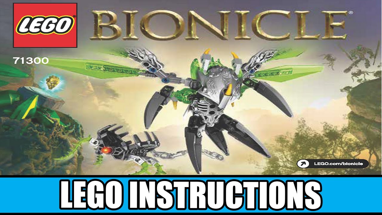 LEGO Instructions - Bionicle - 71300 - Uxar - Creature of Jungle - Elemental Creatures
