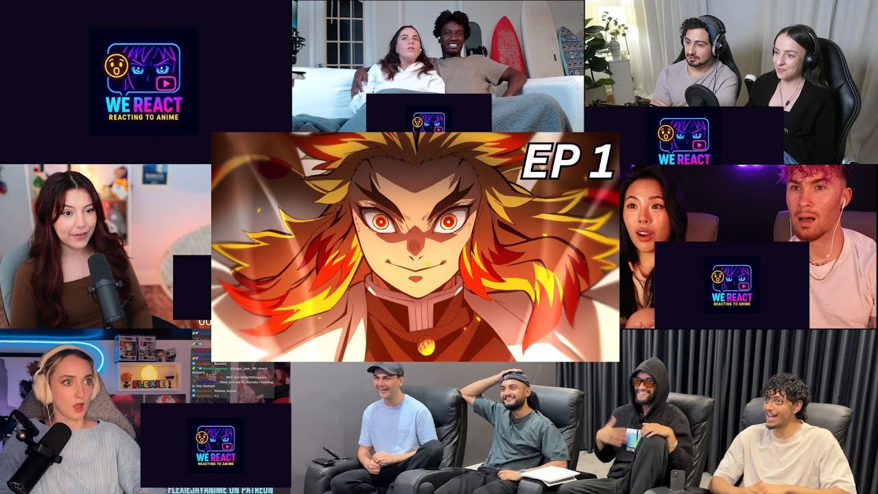 Demon Slayer Season Mugen Train Arc Episode 01 | Reaction Mashup 