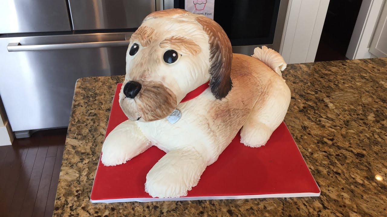 3D Dog Cake