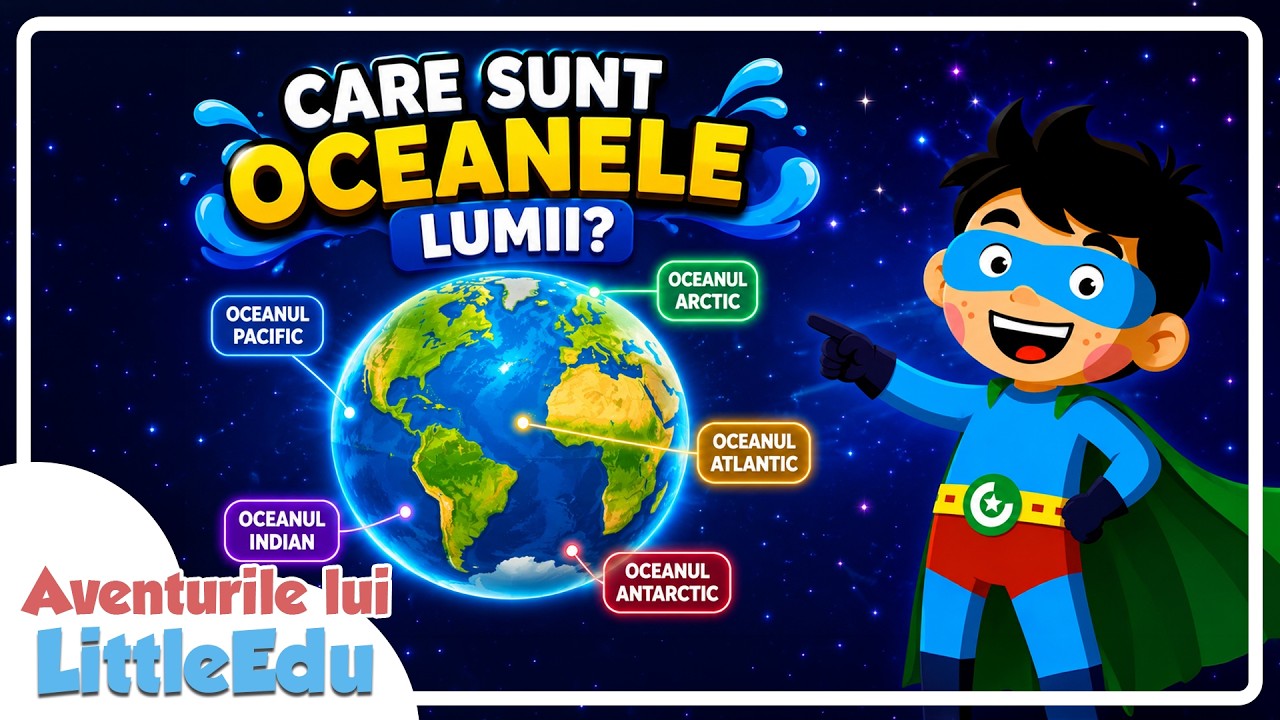 Care sunt oceanele lumii? - Aventurile lui LittleEdu