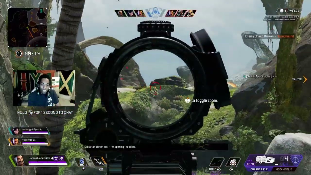 (APEX) Making up songs & cooking glizzys with my charge rifle