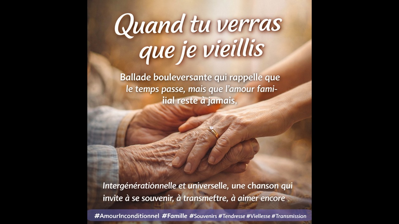 Quand tu verras que je vieillis ...