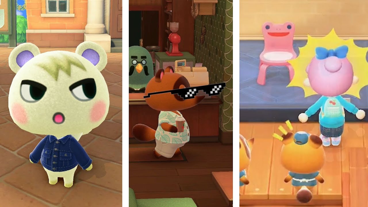 My Best ACNH Shorts 🤩 Shenanigans With My Favorite Villagers 😍 Animal Crossing New Horizons