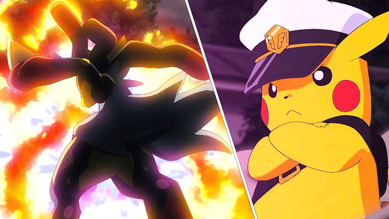 Капитан Пикачу против Мега Лукарио - Pokémon Horizons Эпизод 114【AMV】- Pokemon AMV