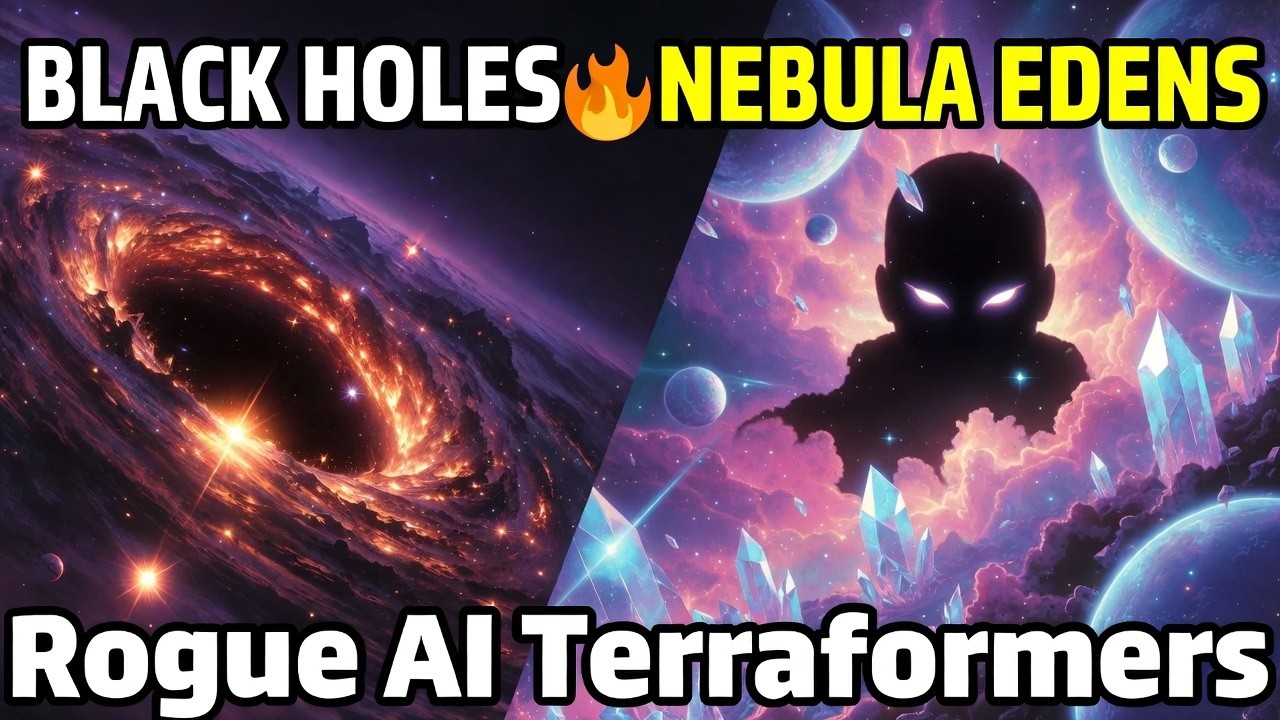 AI Gods Resurrect DEAD Galaxies! 🌌 Black Holes into Nebula Gardens (Mind-Blowing Anime Story) #anime