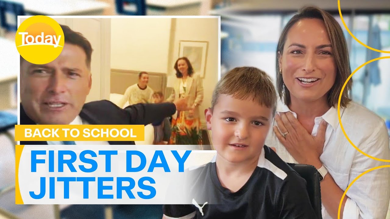 Today hosts take on first day of school jitters | Today Show Australia