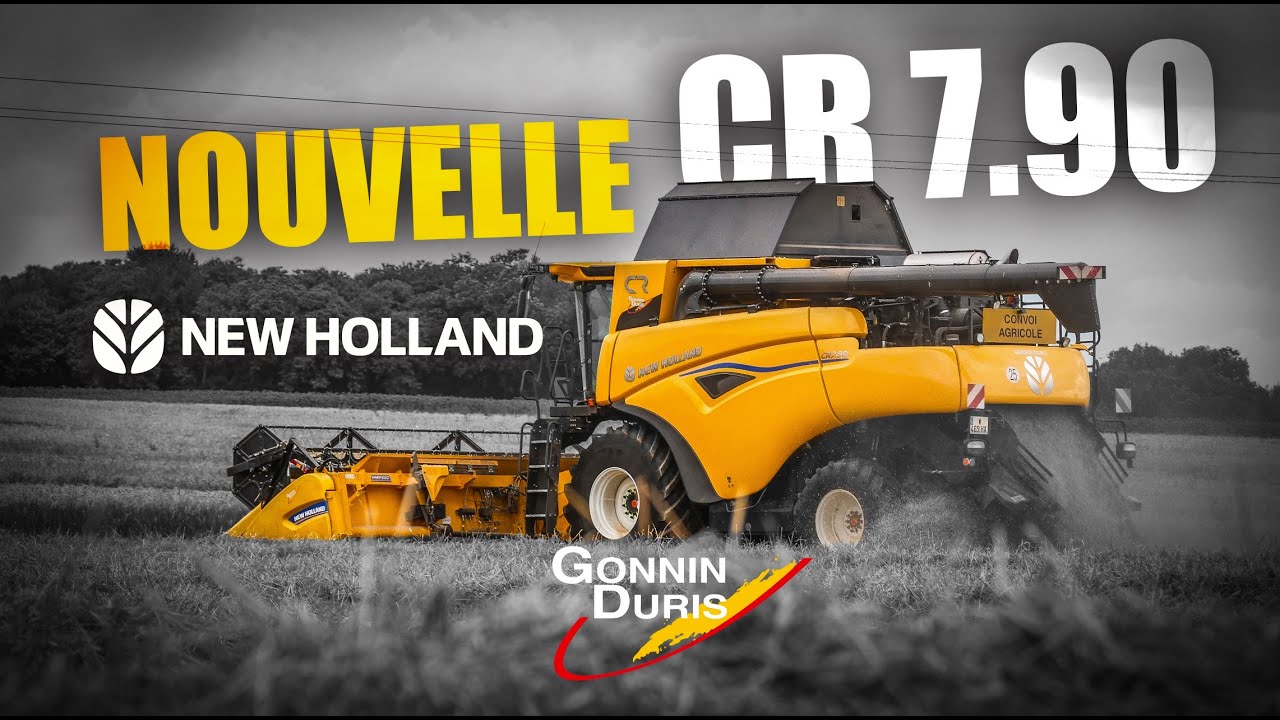Moisson 2024 avec la New Holland CR 7.90 Gonnin-Duris de Démonstration en Charente