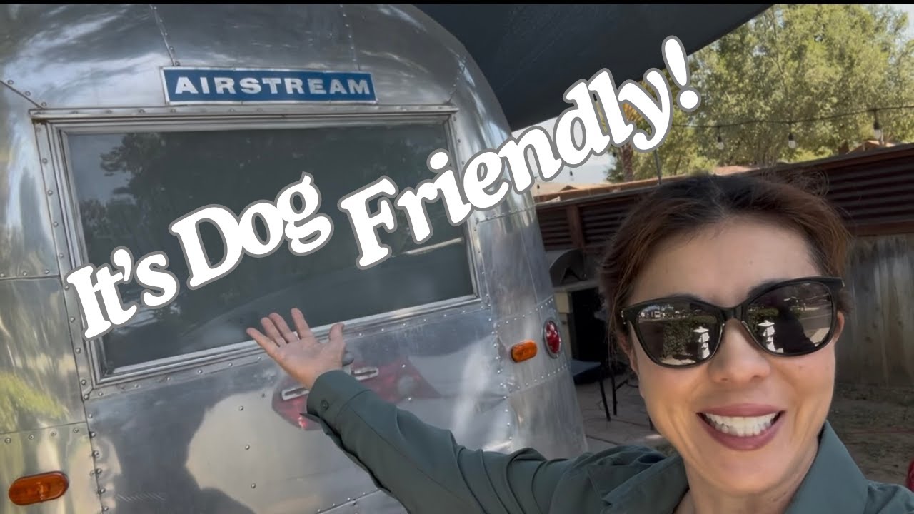 Glamping in a Vintage 1964 Airstream | Flying Flags RV Resort in Buellton, CA | Dog Friendly!