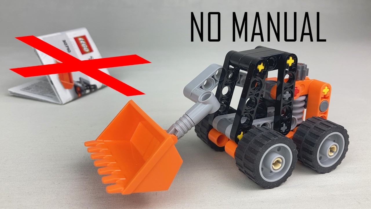 Можно ли собрать LEGO Technic 30710, используя только фото на упаковке?