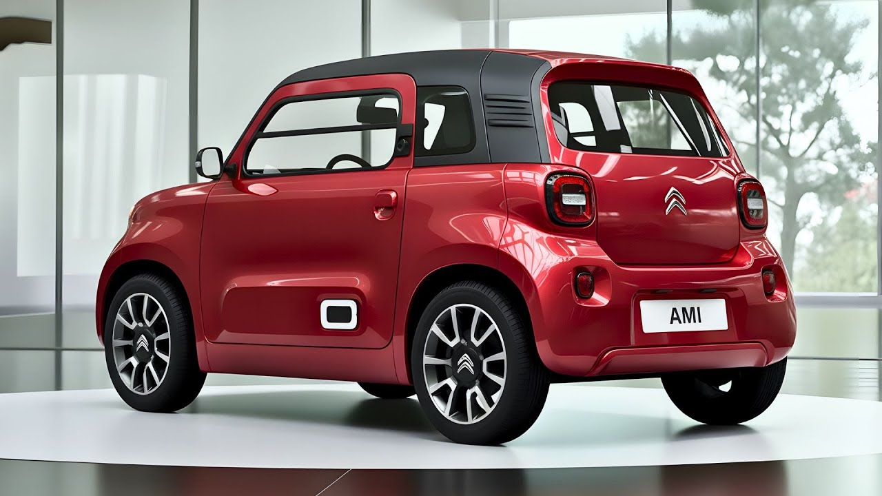 Ух ты! Концепт Citroën Ami 2026 года 🚗🔋 — этот крошечный электромобиль получит смелый новый дизайн