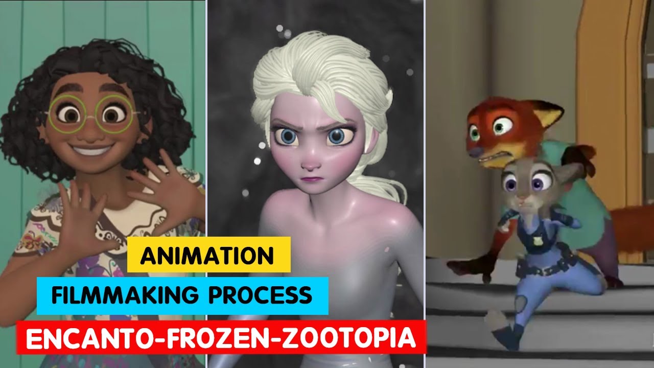 Encanto, Frozen, Zootopia Filmmaking Process | Animation | Disney Studio |@3DAnimationInternships