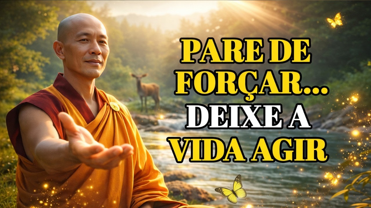 PARE DE CORRER ATRÁS… O QUE É SEU VIRÁ ATÉ VOCÊ | SABEDORIA BUDISTA