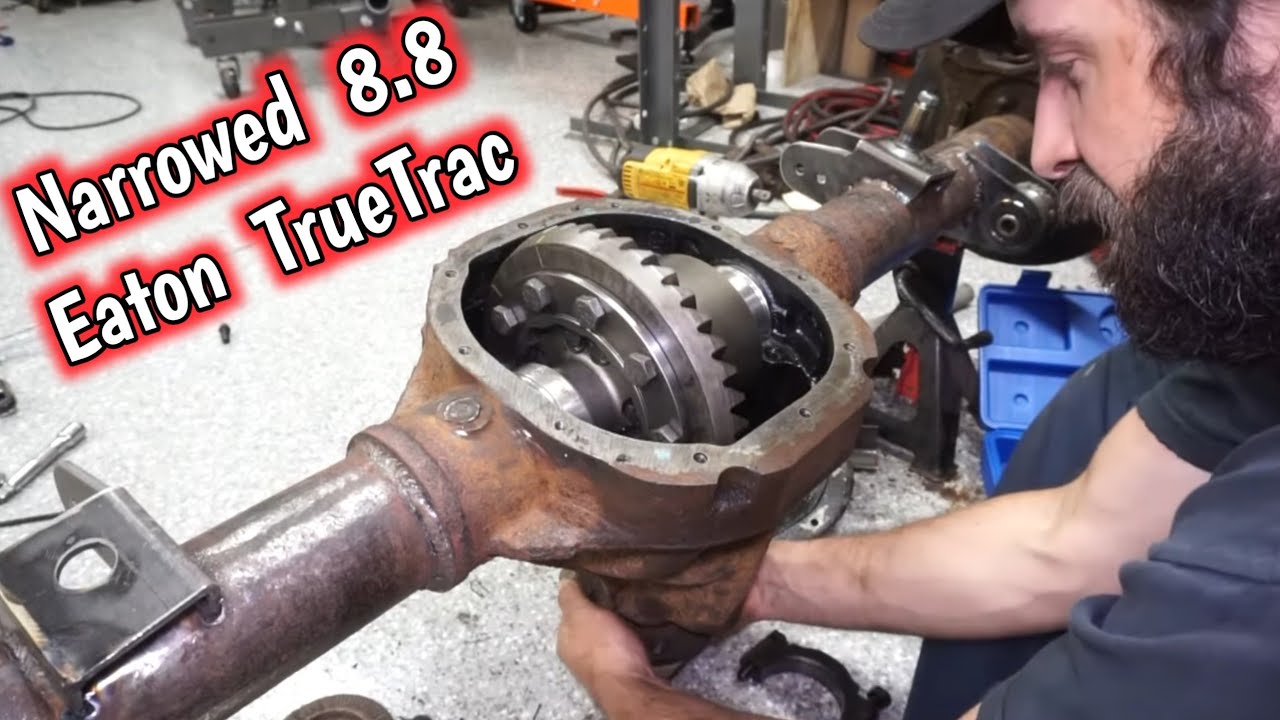 Rebuilding Narrowed 8.8 with Eaton TrueTrac For Turbo Vortec 4200 Volvo 240 Wagon.