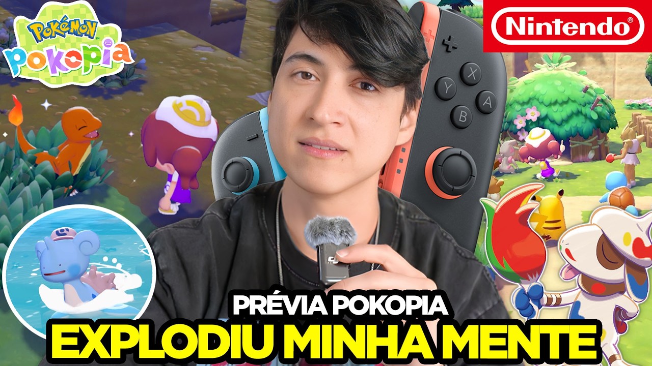 Pokémon Pokopia é Muito, Muito, MUITO Maior do que eu imaginava! | Minha Prévia