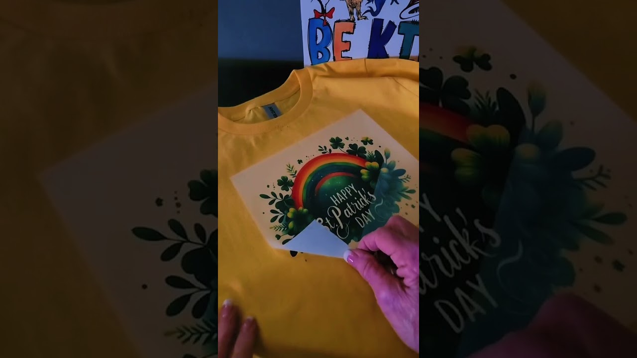 How to Use Sublimation DTF Hack on Colored Cotton Shirts?