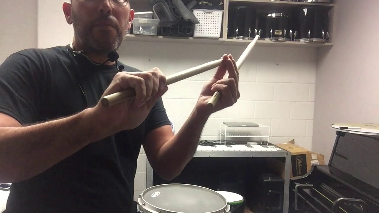 A Beginner Percussion Intro to Double stroke rolls and Buzz rolls