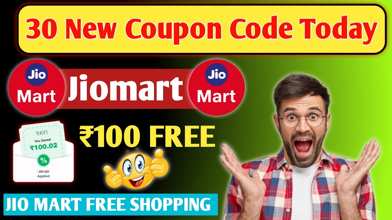 Jiomart Coupon Code Today | Jiomart 100 Free Shopping | Jiomart 100 off coupon | Jiomart offer today
