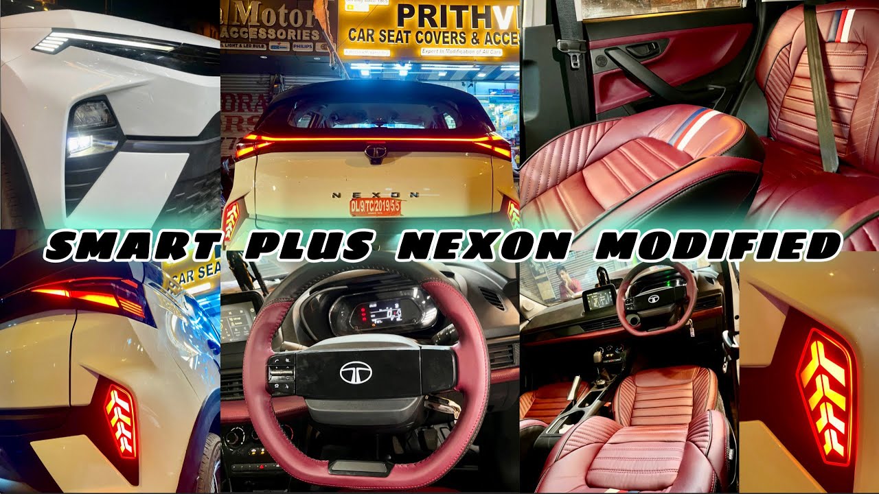 2024 Nexon Facelift Smart Plus Modification | Nexon Facelift Modified | Nexon Base To Top Modified ✅