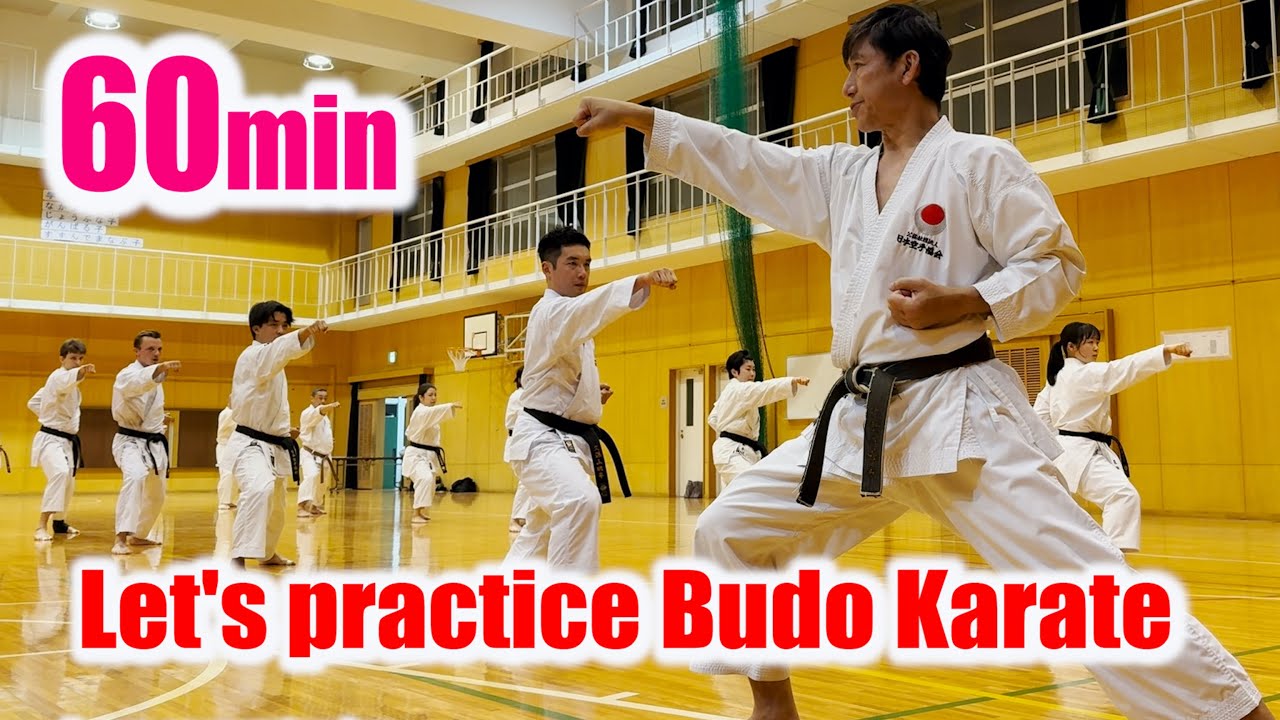 【60 минут】Давайте вместе позанимаемся каратэ с Нака Тацуя!