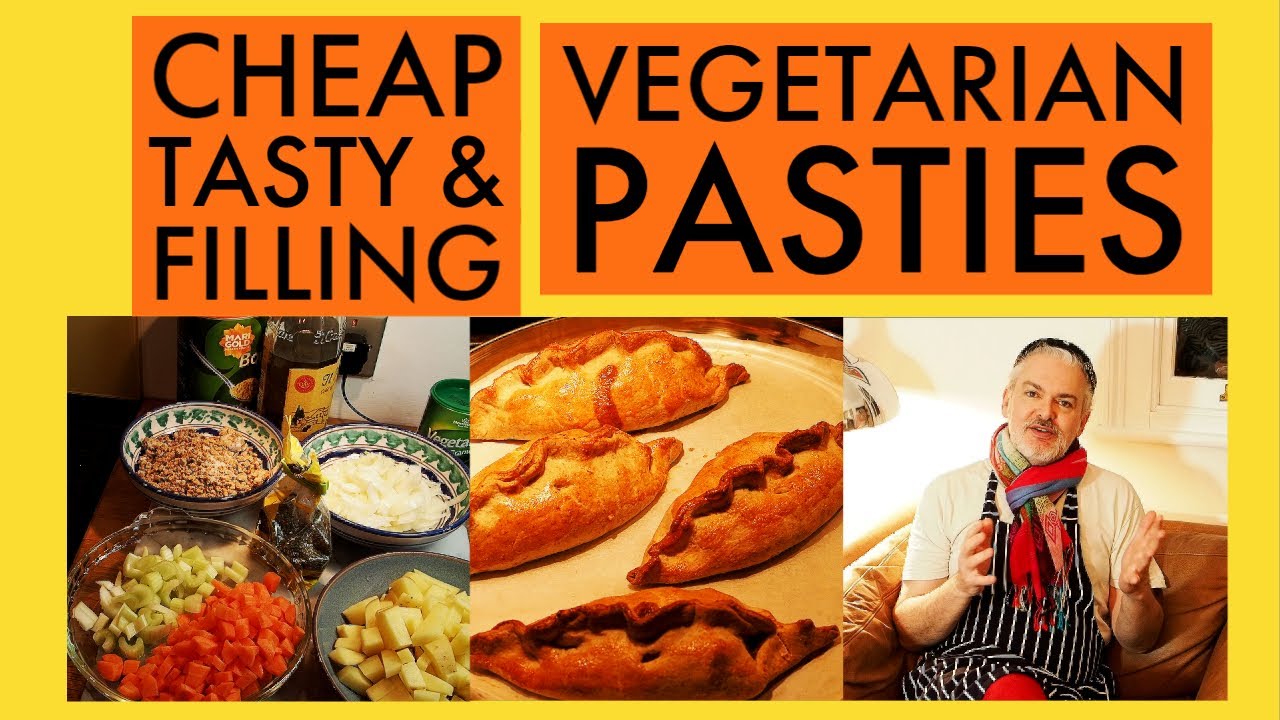Vegetarian Pasties with Hot Water Crust Pastry - Cheap, Tasty & Filling! Episode 7