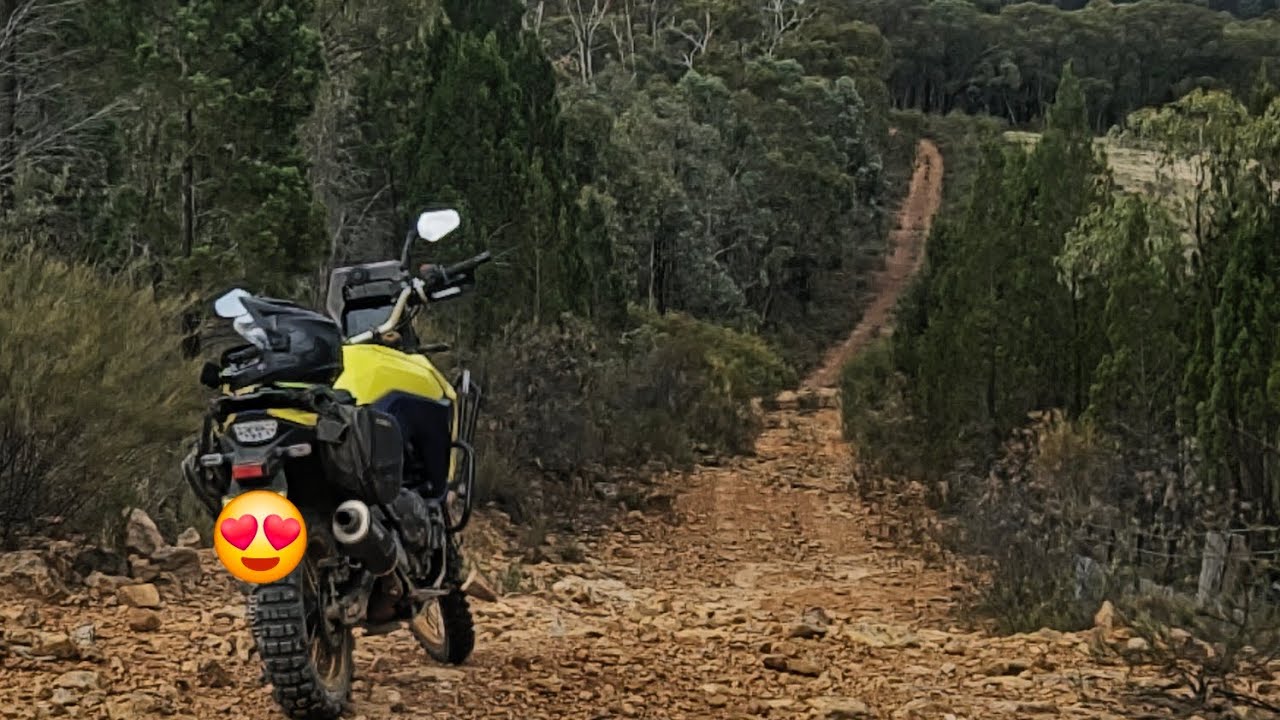Local adv ride near Parkes NSW wished we had some scenic tracks closer by 😭