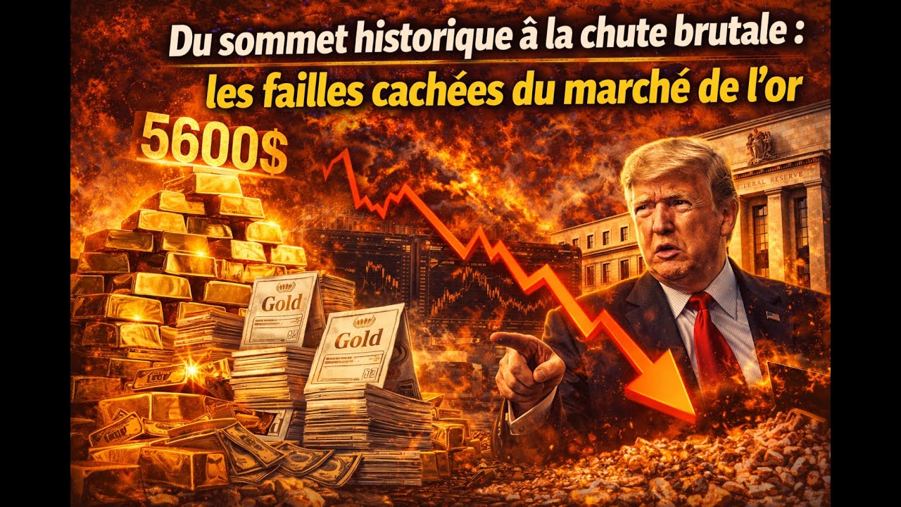 Du sommet historique à la chute brutale : les failles cachées du marché de l’or