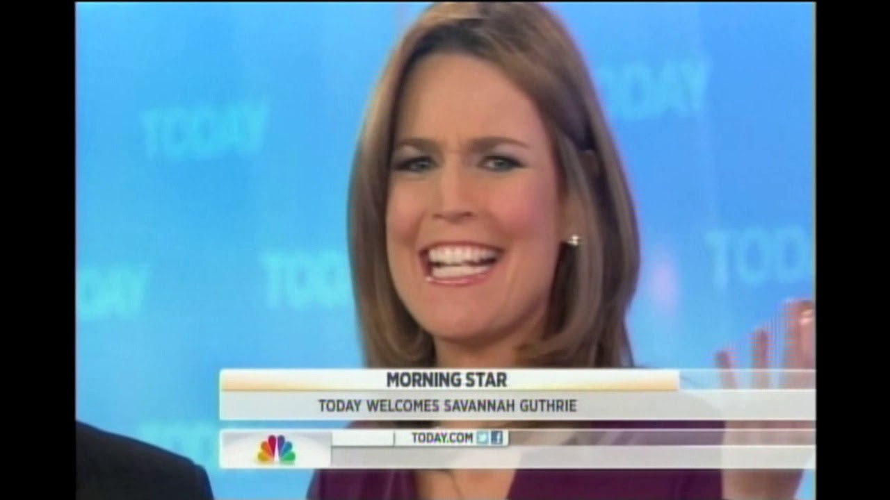 Savannah Guthrie''s First 'Today' in 2012