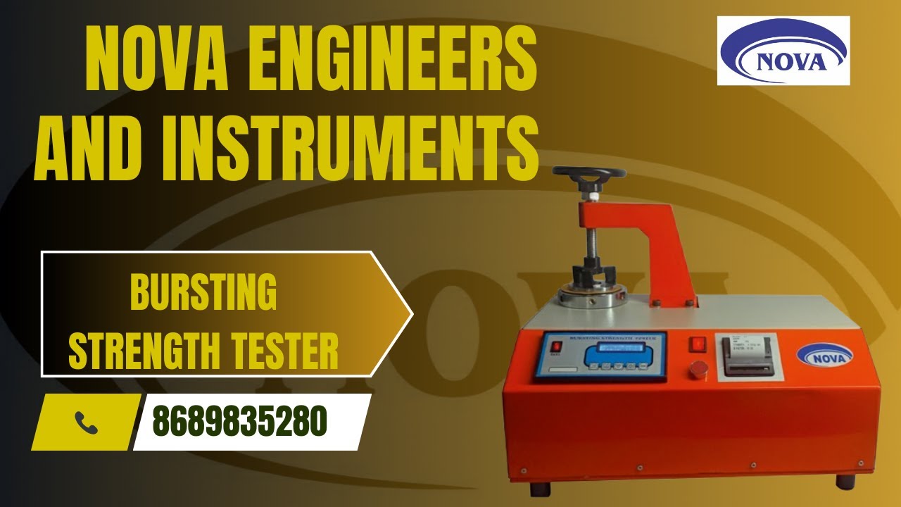 Digital Bursting Strength Tester #burstingmachine #bfmachine #Burstingmachinemanufacturer #bsmachine