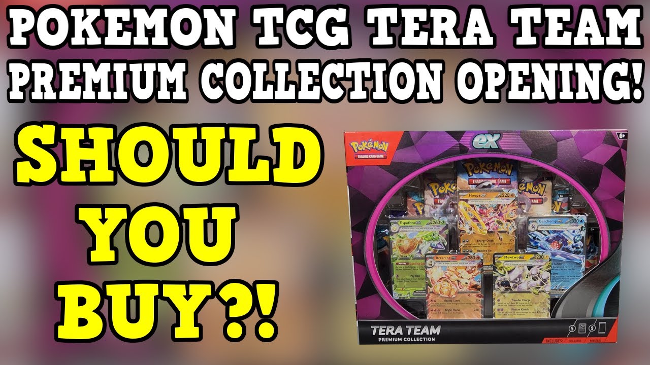 SHOULD YOU BUY?! Pokémon TCG: Tera Team Premium Collection Opening And Review!
