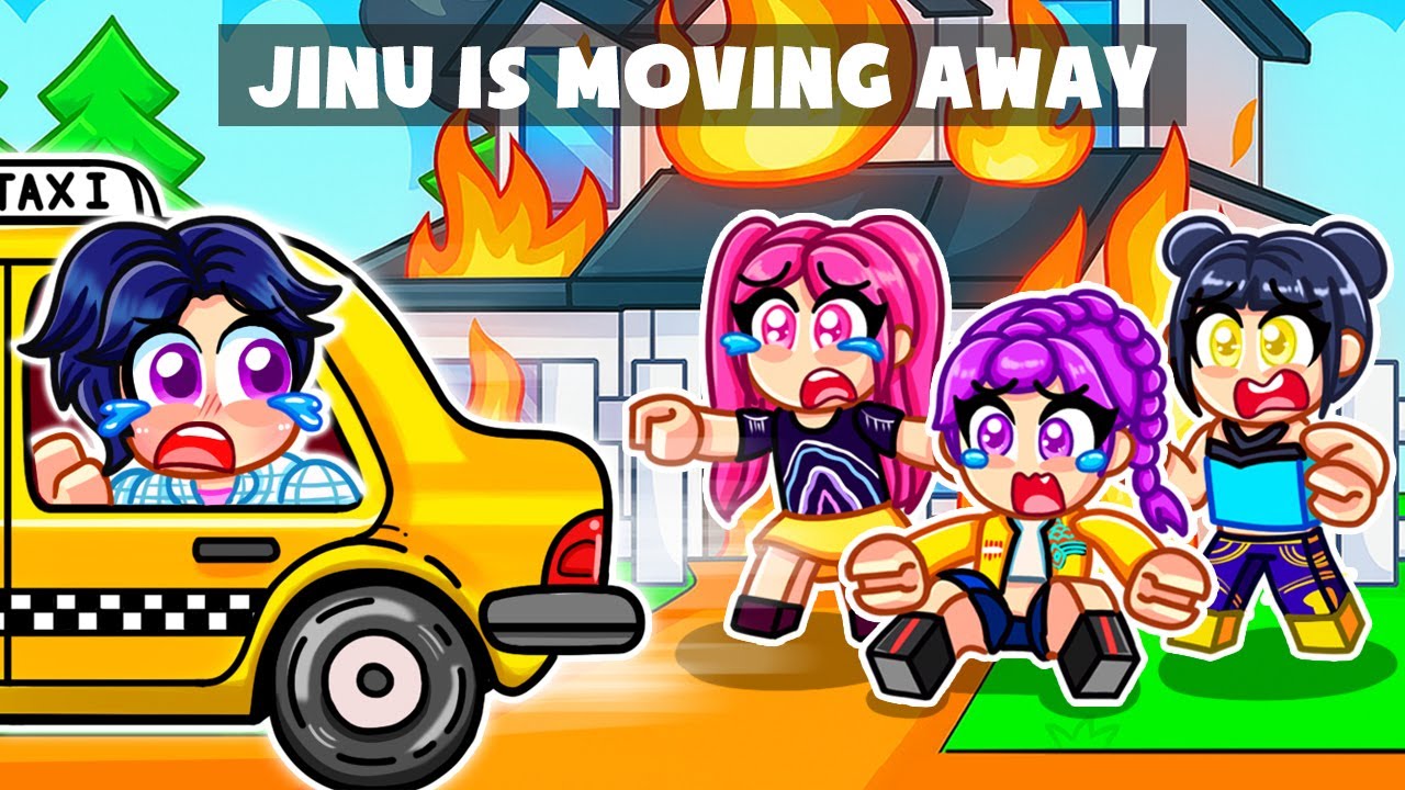 Jinu Is SECRETLY MOVING AWAY in Roblox | Kpop Demon Hunters