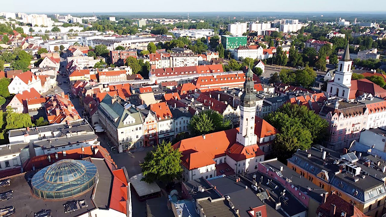 Zielona Góra z lotu ptaka