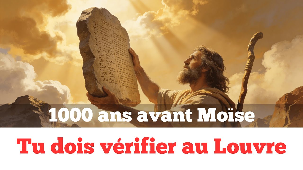 Les Dix Commandements viennent de Babylone : la preuve au Louvre (Tu dois aller vérifier)